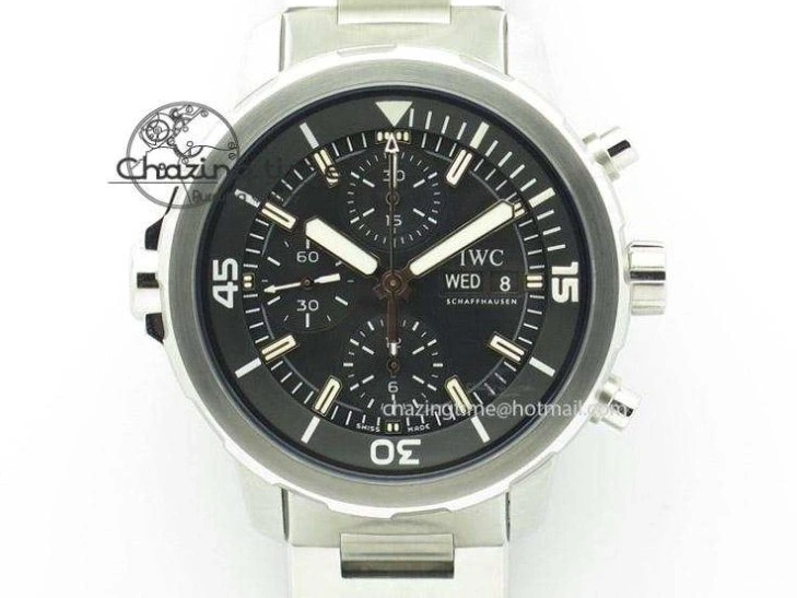 MIROTIME 0121 SunProtective Portugieser Chronograph Edition 150 Years IW371601 ZF 1:1 Best Edition Blue Dial on Black Leather Strap A7750 (Slim Movement) 7137